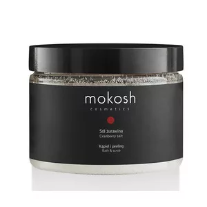 Mokosh, sól do kąpieli, żurawina, 600g