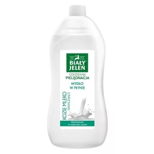 Biały Jeleń Kozie Mleko mydło w płynie zapas 1000ml