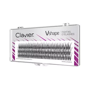 Clavier Vshape Fishtail Eyelashes kępki rzęs 12mm