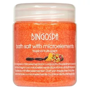 BingoSpa Sól do kąpieli z mikroelementami o zapachu owoców tropikalnych 550g