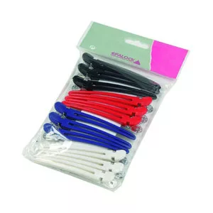 Efalock Combi Clip, klipsy fryzjerskie 10cm, 12 sztuk