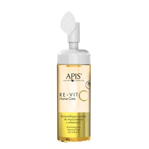 Apis Re-Vit C Home Care, rozświetlająca pianka do mycia twarzy z witaminą C, 150ml