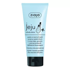 Ziaja Jeju, pasta w czarne kropki przeciw zaskórnikom, 75ml