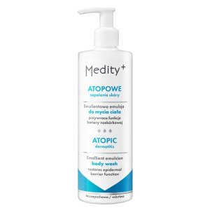 Medity+ Atopowe Zapalenie Skóry emolientowa emulsja do mycia ciała 200ml