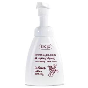 Ziaja Intima, normalizująca pianka do higieny intymnej, nektar żurawiny, 250ml
