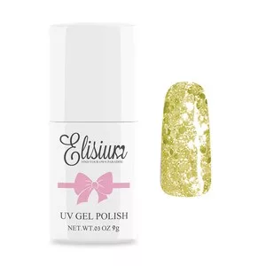 Elisium, lakier hybrydowy 080 Light Gold, 9g