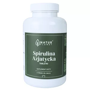 NaturPlanet, Spirulina tabletki, 125g (ok.500 tabletek)