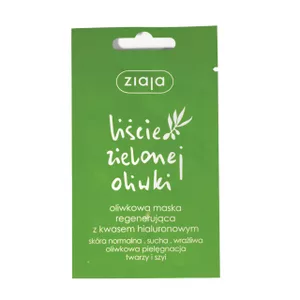 Ziaja Liście Zielonej Oliwki, maska do twarzy regenerująca, 7ml