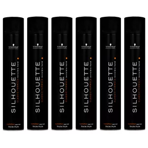 Schwarzkopf Silhouette, bardzo mocny lakier do włosów, wielopak, 6x750ml