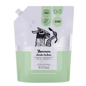 Yope, żel pod prysznic, Yunnan, 800ml, refill