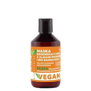Bioelixire Vegan, maska regeneracyjna z bio bambusem i algami morskimi, 300ml