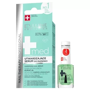 Eveline Nail Therapy Professional, med+ utwardzające serum do paznokci, 12ml