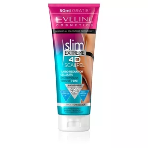 Eveline Slim Extreme 4D Scalpel, potrójnie skoncentrowany turbo reduktor cellulitu, 250ml