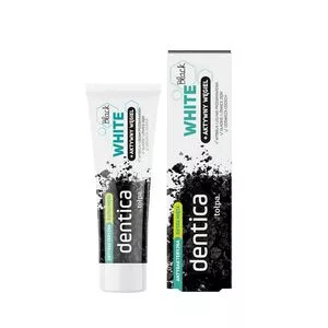 Tołpa Dentica, black white, pasta do zębów z aktywnym węglem, 75ml