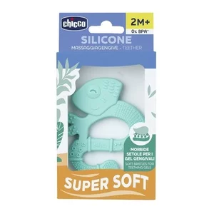 Chicco Gryzak silikonowy miękki Jaszczurka dla dzieci 2m+ Boy