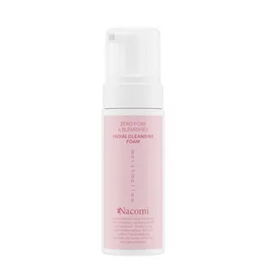 Nacomi Zero Pore & Blemishes, pianka oczyszczająca do twarzy, marshmallow, 150 ml