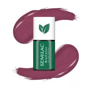 Semilac Bio Color, 718 Natural Cyclamen, lakier hybrydowy, 7ml