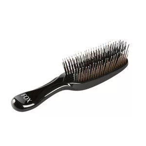 Fox Scalp, szczotka do masażu skóry głowy i rozczesywania włosów, Black Shine, ref.1509397