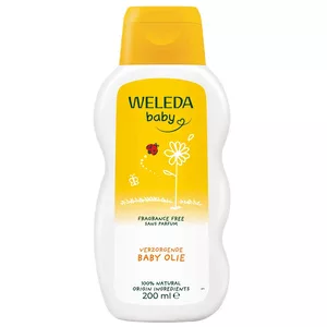 Weleda Baby bezzapachowy olejek do ciała dla niemowląt i dzieci z nagietkiem lekarskim 200ml