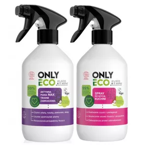 OnlyEco, zestaw do sprzątania kuchni: spray do mycia kuchni + pianka do trudnych zabrudzeń