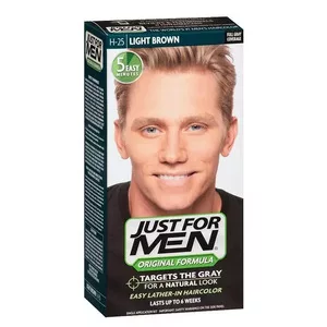 Just For Men, szampon koloryzujący, jasny brąz H-25