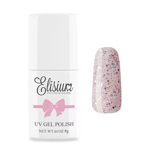 Elisium, lakier hybrydowy 076 Awesome Pink, 9g