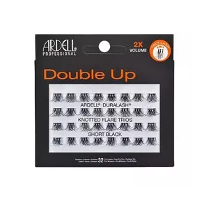 Ardell Double Up zestaw 32 kępek rzęs Short Black