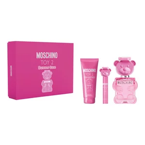 Moschino Toy 2 Bubble Gum zestaw woda toaletowa spray 100ml + balsam do ciała 100ml + woda toaletowa spray 10ml (W)
