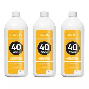 Matrix Creme Oxydant, aktywator w kremie do koloryzacji trwałej, 12%, wielopak, 3x1000ml
