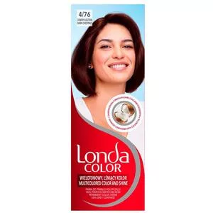 Londa Color, Farba do włosów ciemny kasztan 4/76