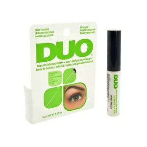 Ardell Duo Brush On Striplash Adhesive klej do rzęs z pędzelkiem Clear 5g