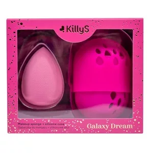KillyS Galaxy Dream gąbeczka do makijażu z silikonowym etui