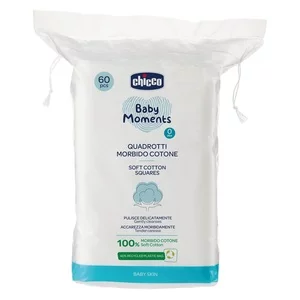 Chicco Baby Moments bawełniane waciki kosmetyczne dla dzieci 0m+ 60szt.
