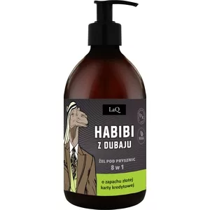 LaQ Habibi, czarny mat, żel pod prysznic, 500ml