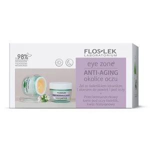 Floslek Eye Zone zestaw żel do powiek i pod oczy 10g + przeciwzmarszczkowy krem pod oczy 15ml