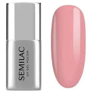 Semilac Fiber Base, baza do lakierów hybrydowych, Pink Beige, 7ml