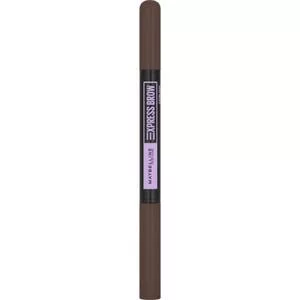 Maybelline New York Express Brow, dwustronna kredka do brwi Dark Brown, 0.71g
