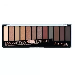 Rimmel Magnif'Eyes Eyeshadow Palette paleta cieni 001 Nude Edition 14.16g