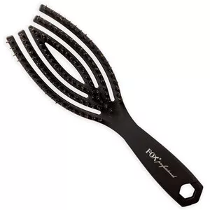 Fox Flex Brush Nylon&Boar Black Mat, szczotka do włosów