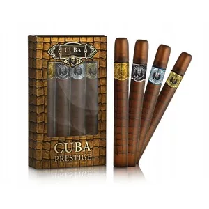 Cuba Original Cuba Prestige zestaw Classic woda toaletowa spray 35ml + Black woda toaletowa spray 35ml + Platinum woda toaletowa spray 35ml + Legacy woda toaletowa spray 35ml (M)