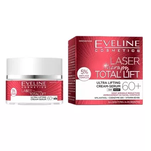 Eveline Cosmetics Laser Therapy Total Lift krem-serum ultra liftingujący 60+ 50ml