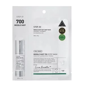 VT Cosmetics Reedle Shot 700 2Step Mask dwuetapowy zabieg z technologią mikroigieł 26.5g