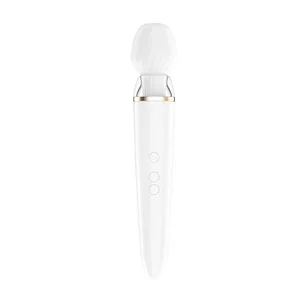 Satisfyer Double Wand-er wibrator różdżka Biała