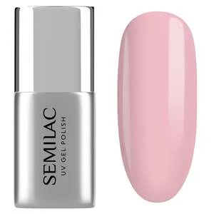 Semilac Fiber Base, baza do lakierów hybrydowych, Pink Milk, 7ml