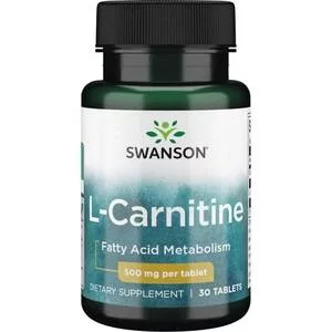Swanson L-karnityna 500mg 30 tabl