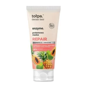 Tołpa Dermo Hair Enzyme, proteinowa maska do włosów repair, 200ml