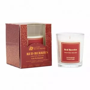 La Casa de los Aromas Home Collection Świeca zapachowa czerwone owoce w szkle 120g
