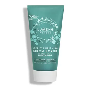 Lumene Puhdas, głęboko oczyszczający peeling brzozowy do twarzy, 75ml