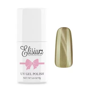 Elisium, lakier hybrydowy 096 Gold Star, 9g