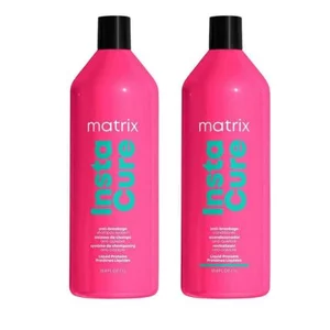 Matrix Instacure, zestaw XL do włosów łamliwych z proteinami, szampon + odżywka